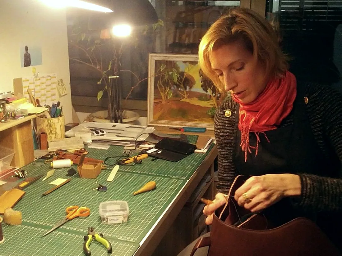 Célia Granger au travail