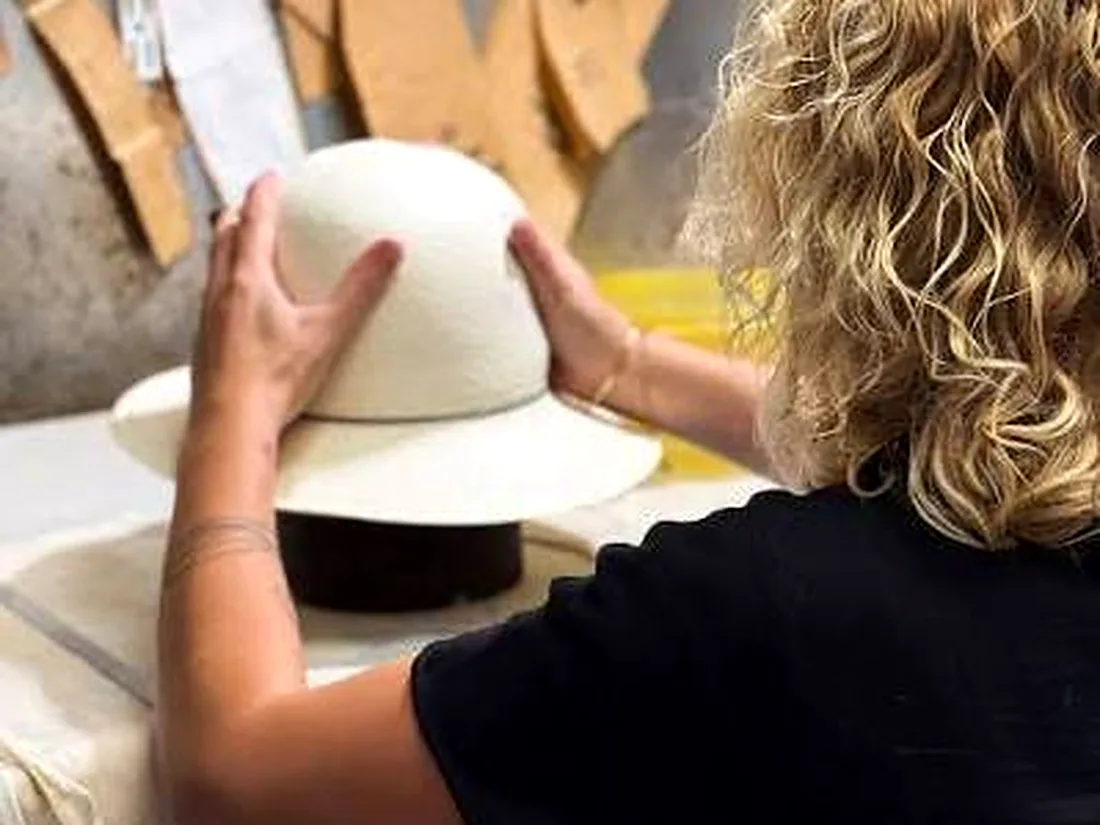 Pauline Brosset au travail