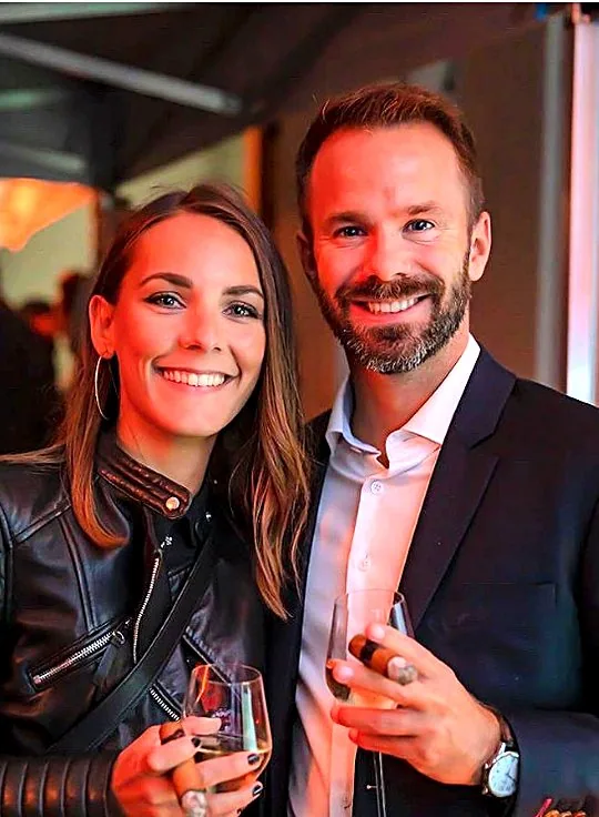 Florian Rey et Oriane Pereira, cigare